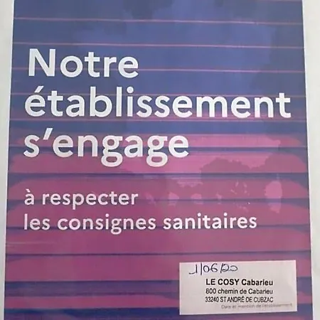 Le Cosy Cabarieu 3* Saint-Andre-de-Cubzac